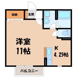 清原地区市民センター前駅 徒歩30分 2階の物件間取画像